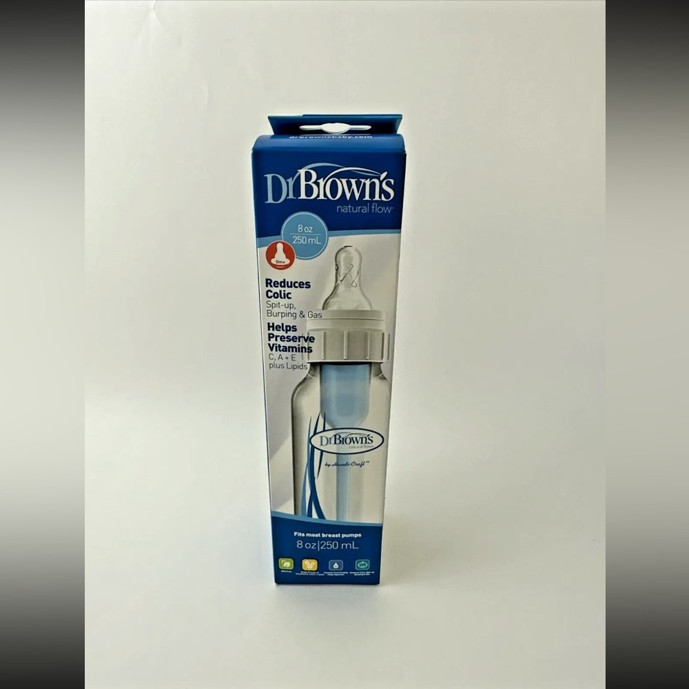Dr. Brown's Natural Flow 8oz/250ml Baby Bottle Level 1